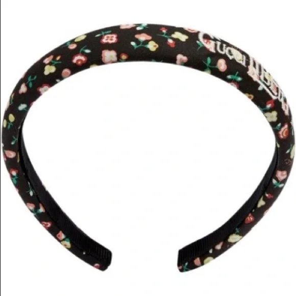 Gucci Liberty Floral Headband in Black NEW WITH TAGS